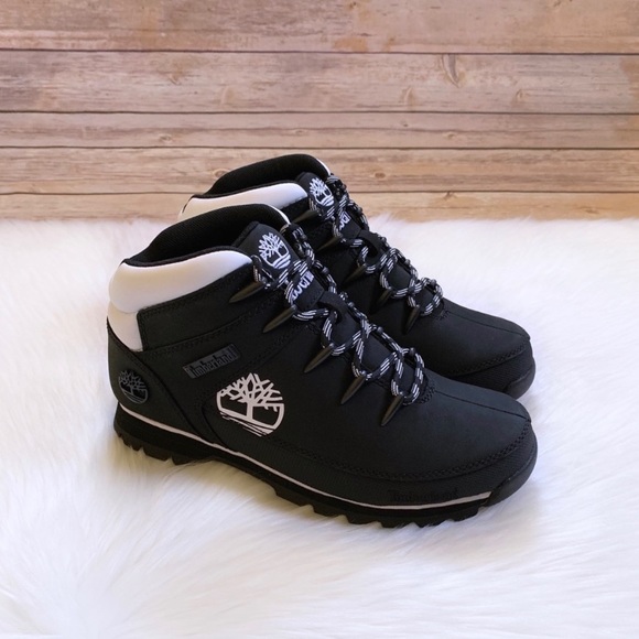 Timberland Shoes - Timberland Euro Sprint Mid Hiker In Black